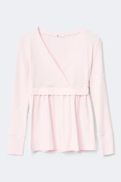 Y long sleeve top - Rosa - Gina Tricot