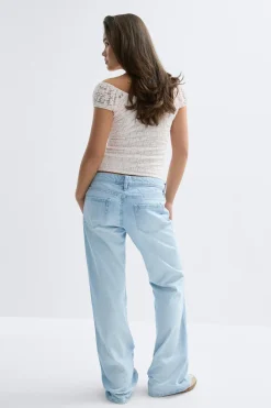 Y low loose bootcut jeans tall - Blau - Gina Tricot