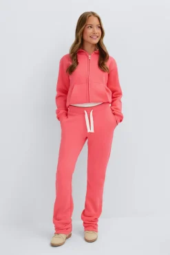 Y low waist sweatpants - Orange - Gina Tricot