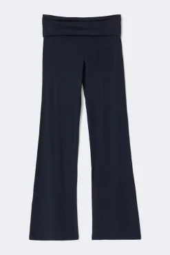 Y low waist yoga leggings - Blau - Gina Tricot