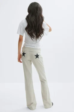 Y low waist yoga leggings - Grau - Gina Tricot