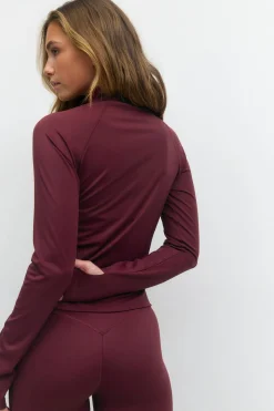 Yoga jacket - Rot - Dame - Gina Tricot
