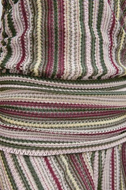 Y stripe dress - Lila - Gina Tricot