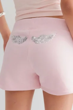 Y sweat shorts - Rosa - Gina Tricot