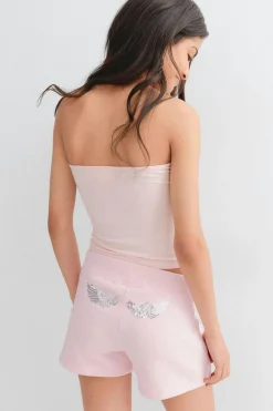 Y sweat shorts - Rosa - Gina Tricot