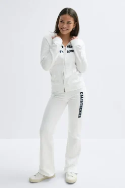 Y y2k 2 way zip hoodie - Weiß - Gina Tricot