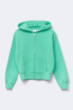 Y zip hoodie - Blau - Gina Tricot