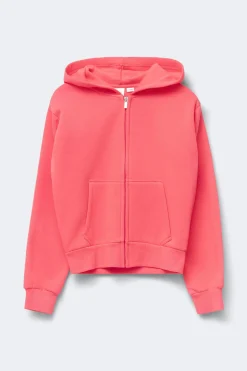 Y zip hoodie - Orange - Gina Tricot