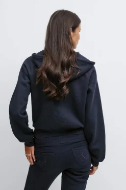 14+ zip hoodie - Blau - Gina Tricot