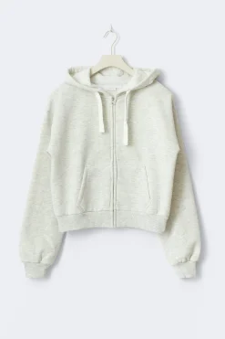 14+ zip hoodie - Grau - Gina Tricot