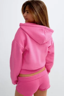 14+ zip hoodie - Rosa - Gina Tricot