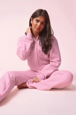 14+ zip hoodie - Rosa - Gina Tricot