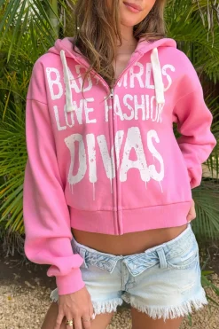 14+ zip hoodie - Rosa - Gina Tricot