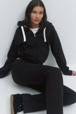14+ zip hoodie - Schwarz - Gina Tricot