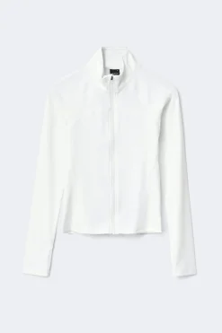 Zip yoga jacket - Weiß - Dame - Gina Tricot